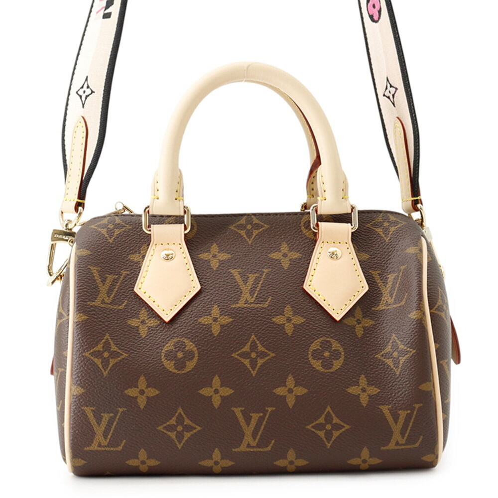 Louis Vuitton Monogram Speedy Bandoulière 20 Handbag M46234 2-way Shoulder Ba...